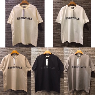 FEAR OF GOD ESSENTIALS FRONT LOGO PRINT TEE