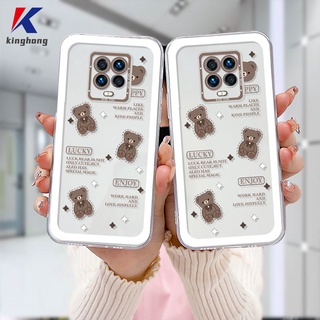 เคสโทรศัพท์มือถือ Tpu ใส แบบนิ่ม ลายการ์ตูนหมี สําหรับ Xiaomi Redmi Note 10 PRO MAX 9 8 10 10S 9 PRO MAX 11 9S Xiaomi Redmi POCO C3 C31 X3 NFC X3 PRO Redmi 9C NFC 9A 9i 9T 9AT 9ACTIV  9 PRO Power 10X POCO M2 PRO 10 Prime