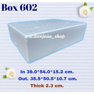 อุปกรณ์จัดเก็บข้อมูล การจัดเก็บ กล่องเก็บของ กล่องโฟม Box 602 ขนาด 39*54*15.2 cm(รบกวนอ่านรายละเอียด)