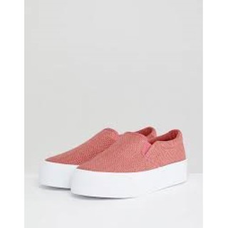 รองเท้า slip on ASOS DESIGN Deacon Chunky Slip On Plimsolls ไซส์ UK4