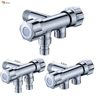 3 Way Triangular Valves One Into Two Out Double Water Angle Multi-function for Home ก๊อกน้ำ 3 ทาง 2 วาล์ว สแตนเลสล ก๊อกน้ำอเนกประสงค์ สำหรับห้องน้ำ / ฝักบัว ก็อกน้ำ ฟิตติ้ง