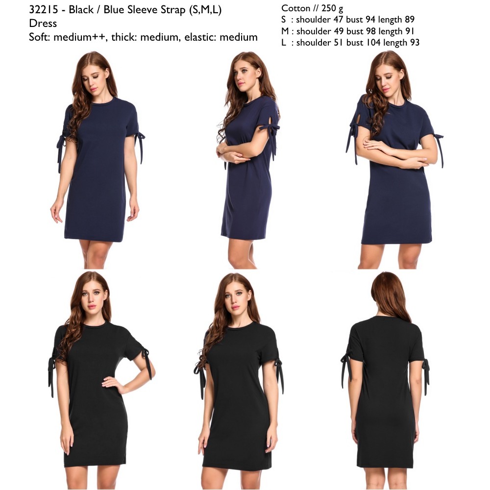 32215 -สายแขนดํา,น้ําเงิน (S,M,L)