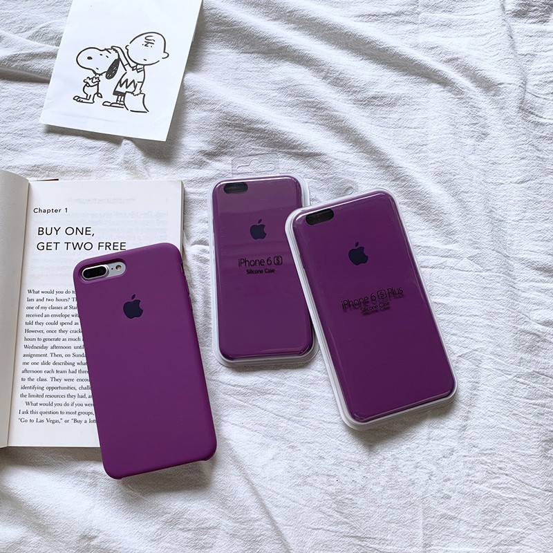 New colorสีม่วง เคสซิลิโคน เคส IPhone XS MAX XR X 8 7 6 6s Plus TPU ...