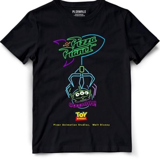 งานพิมพ์อเนกประสงค์ทุกวันเสื้อเชิ้ต ลาย Toy Story Pizza Planet | เสื้อยืด พิมพ์ลาย Toy Story Pizza Planet | มีความสุข -S