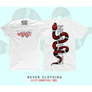 เสื้อยืดฤดูร้อนcalNEVER CLTG เสื้อยืด แขนสั้น รุ่น SNAKE V1 S-5XL