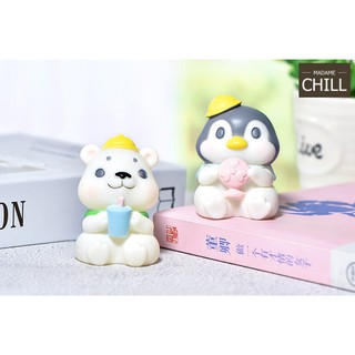 [MC725] ตุ๊กตุ่นตกแต่งบ้าน พี่หมี พี่กวิ้น คิ้วท์ คิ้วท์ 🐧🧸 (1 ตัว ราคา 50 บาท)