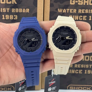 G-Shock Ga-2100 New Color หน้าAP  Blue Color&amp;Beige Color