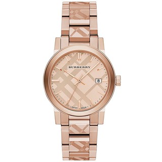 Pre Burberry Ladies  BU9039 The City Engraved Check Watch นาฬิกาแบรนด์เนมแท้100%  สำหรับผู้หญิง BU-03