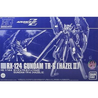 BANDAI Gundam HGUC 1/144 RX-124 Gundam TR-6 HAZEL II รุ่นประกอบ ของเล่นโมเดล