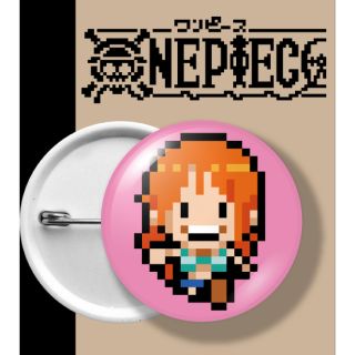 ONE PIECE BADGE PIXEL เข็มกลัด วันพีช นามิ nami