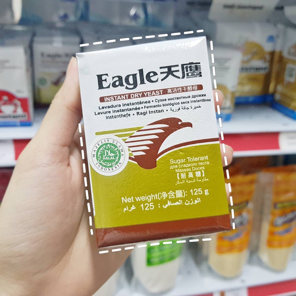 ยีสต์นก ยีสต์อีเกิ้ล Instant dry Yeast 125 กรัม