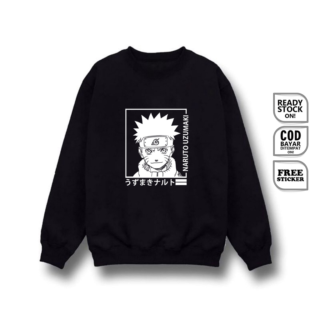 SWETER NARUTO UZUMAKI ANIME MANGA เสื้อผ้าญี่ปุ่น SAUKE KAKASHI ITACHI UCHIHA GAARA MADARA OBITO ป้า