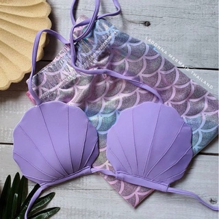 ♡ พร้อมส่ง Seashell bikini มินิบราเปลือกหอย