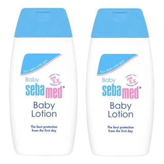 Sebamed Baby Lotion 200ml โลชั่นถนอมผิวเด็ก ลดผื่นแพ้และการระคายเคืองผิวx2ขวด