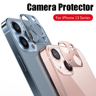 ตัวป้องกันเลนส์กล้องด้านหลังมือถือ  แบบโลหะ Metal Camera Lens Cover For iPhone 13 Pro Max Mini