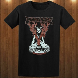 ใหม่ เสื้อยืดลําลอง แขนสั้น พิมพ์ลาย Dopethrone Doom Metal Electric สีดํา สําหรับผู้ชาย ไซซ์ S - 2XlS-5XL