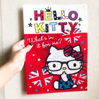 แฟ้มสอด ลายhello kitty