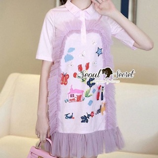 เดรส แต่งมุ้ง ชมพู งานดีมาก พร้อมส่ง
