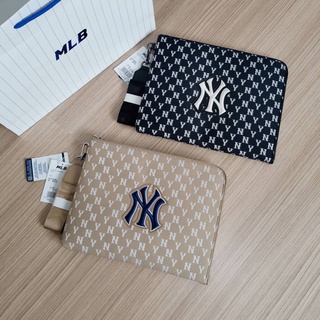 &lt;พร้อมส่ง&gt;MLB monogram digital device pouch กระเป๋า / ซอง ใส่ IPAD / Notebook / เอกสาร มี 2 ไซส์ S M