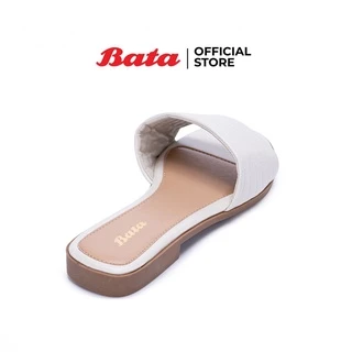 Bata บาจา รองเท้าแตะแฟชั่น ส้นแบน น้ำหนักเบา ใส่สบาย รองรับน้ำหนักเท้า สำหรับผู้หญิง รุ่น Yaritzel สีขาว 5611767