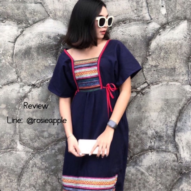 ค่าส่งถูก พร้อมส่ง ไซด์ S ถึง XL ชุดผ้าฝ้าย | ชุดพื้นเมือง