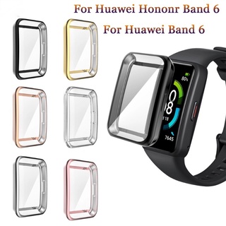 【พร้อมส่ง】เคสนาฬิกาข้อมือ ชนิด Tpu แบบนิ่ม สำหรับ Huawei Honor Band 6 Huawei Honor Band 6