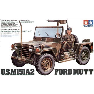 พลาสติก โมเดล ประกอบ TAMIYA สเกล 1/35 US M151A2 Ford Mutt Truck (35123)