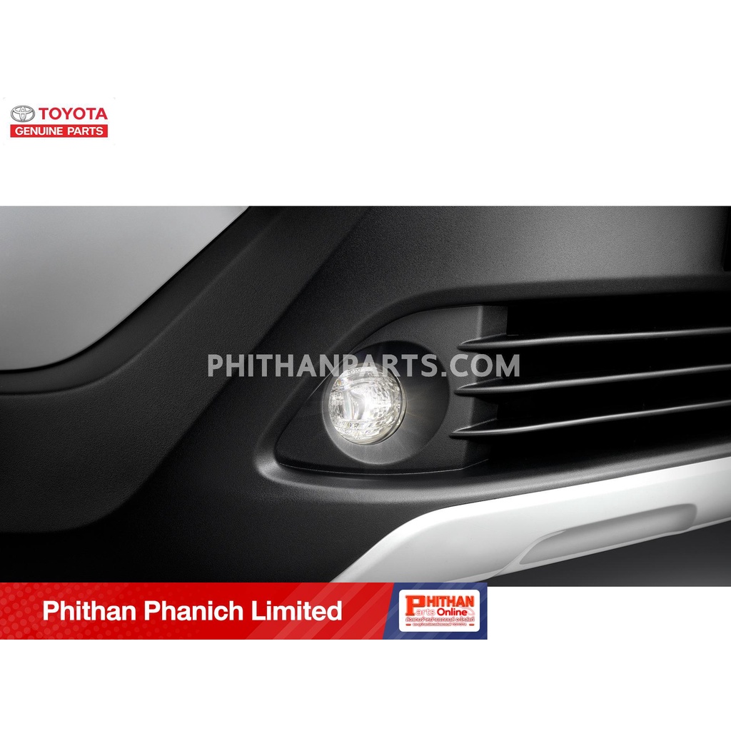 อุปกรณ์ตกเเต่งแท้ โตโยต้า ชุดไฟตัดหมอก TOYOTA LED Fog Lamp Set  A-PC593-0A001 Corolla Cross แบบรถ ZV