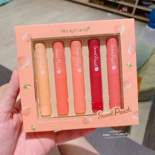 ลิปสติก Heng Fang Sweet Peach 5สี