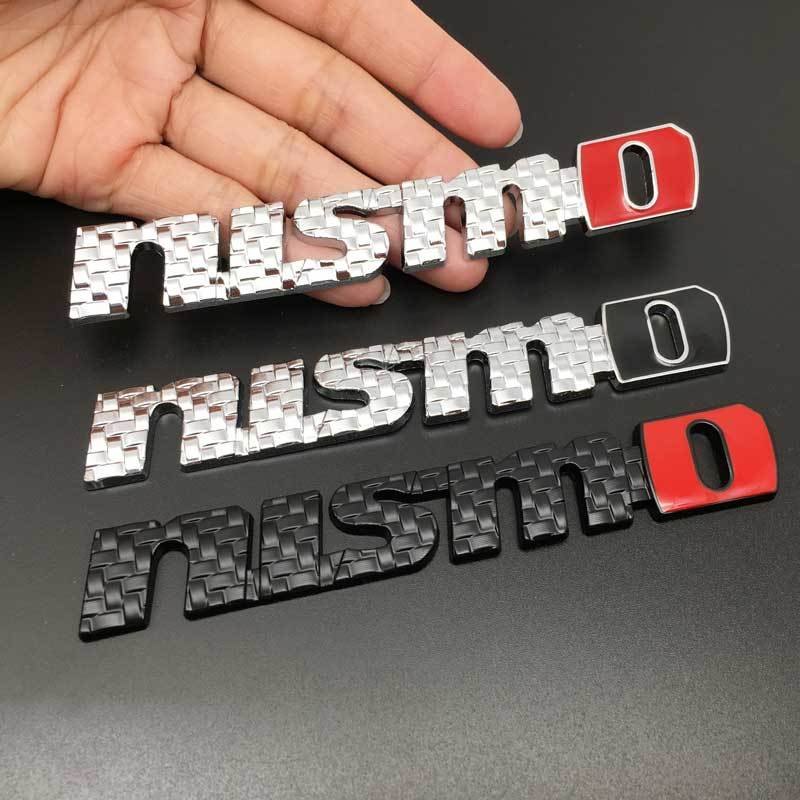 3D โลหะ NISMO สติกเกอร์รถด้านหลังสัญลักษณ์สติกเกอร์ Trim สําหรับ Nissan Nismo Tiida Teana Skyline Juke X-Trail Almera Qashqai