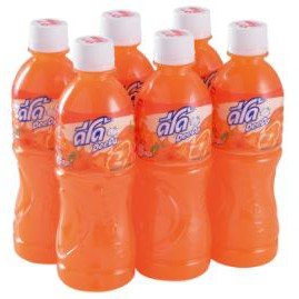 ส่งฟรี  ดีโด้ น้ำส้ม20% ขนาด 450ml ยกแพ็ค 6ขวด DEEDO ORANGE JUICE     ฟรีปลายทาง