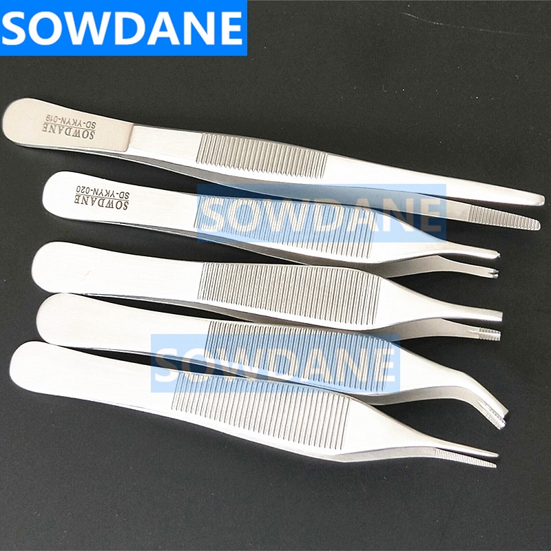Dental Surgical Tissue Tweezer Set Dental Forcep Extraction Hemostat
