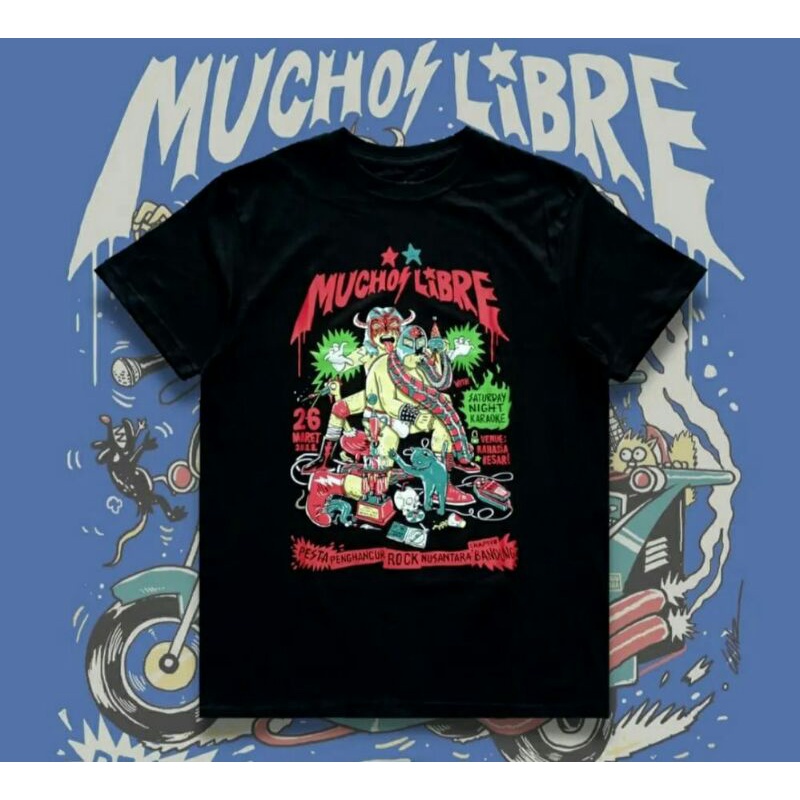 Muchos Libre - ปาร์ตี้ Archipelago Rock Destroyer / เสื้อยืด / เสื้อยืด