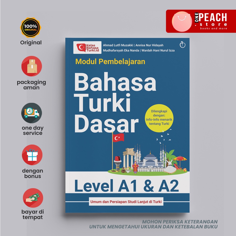 โมดูลการเรียนรู้ภาษาตุรกีขั้นพื้นฐาน - Classblatturki.id (1 BOOK)