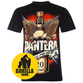 Gorilladumb เสื้อยืดลายวงดนตรี แพนเทอรา Pantera Rock Star