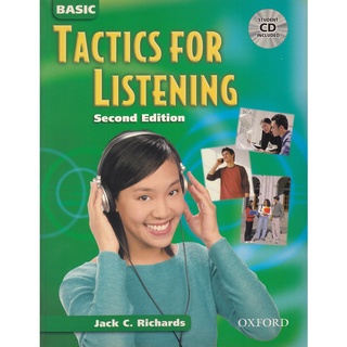 DKTODAY หนังสือ BASIC TACTICS FOR LISTENING:SB.+CD (2ED)