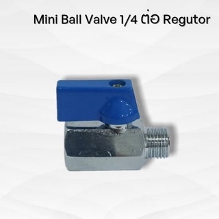 MINI Ball Valve 1/4 ต่อ Regulator