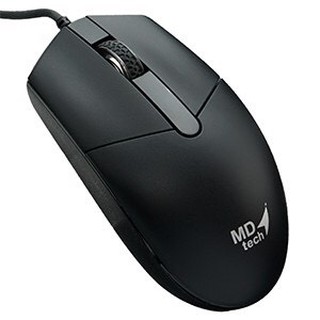 เมาสืมีสาย USB Optical Mouse MD-TECH (MD-17) Black