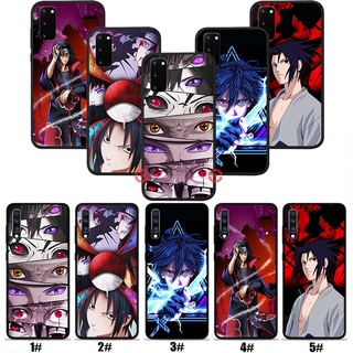 เคสโทรศัพท์มือถือ ลายการ์ตูนนารูโตะ Uchiha สําหรับ Samsung Galaxy M02 A02 A03S A6 A7 A8 A9 A10 A10S Plus HZZ9