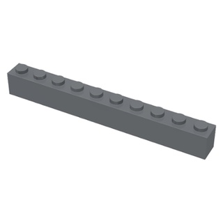 Lego part (ชิ้นส่วนเลโก้) No.6111  Brick 1 x 10