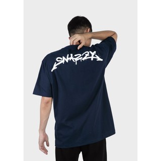 SNAZZY Air Spray (Navy Blue) เสื้อยืดชาย เสื้อยืดคอกลม เสื้อสตรีท