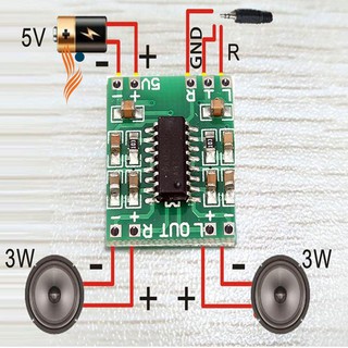 โมดูลPam 8403 5 Mini Dc 5v Audio Module หน้าจอ Lcd Pam 8403 Class - D แผ่นบอร์ดโมดูลขยายเสียง