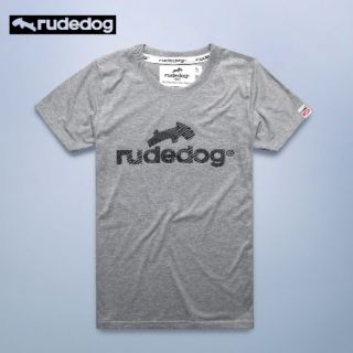 Rudedog เสื้อยืดชาย/หญิง รุ่น Logo18 สีเทา (ราคาต่อตัว)