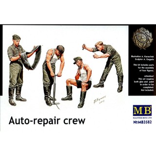 ฟิกเกอร์โมเดล Master Box Model 1/35 MB3582 Auto-Repair Crew