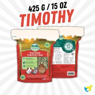 Oxbow Hay หญ้าแห้งกระต่าย แกสบี้ ชินชิลล่า เกรดพรีเมี่ยม ขนาด 15 oz 450 ก