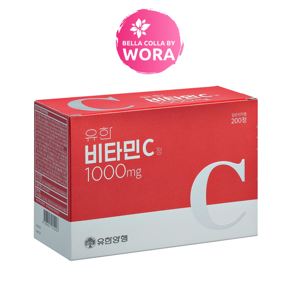 Yuhan Vitamin C 1000 Mg 0 เม ด บำร งผ วกระจ างใส เสร มภ ม ค มก น Shopee Thailand