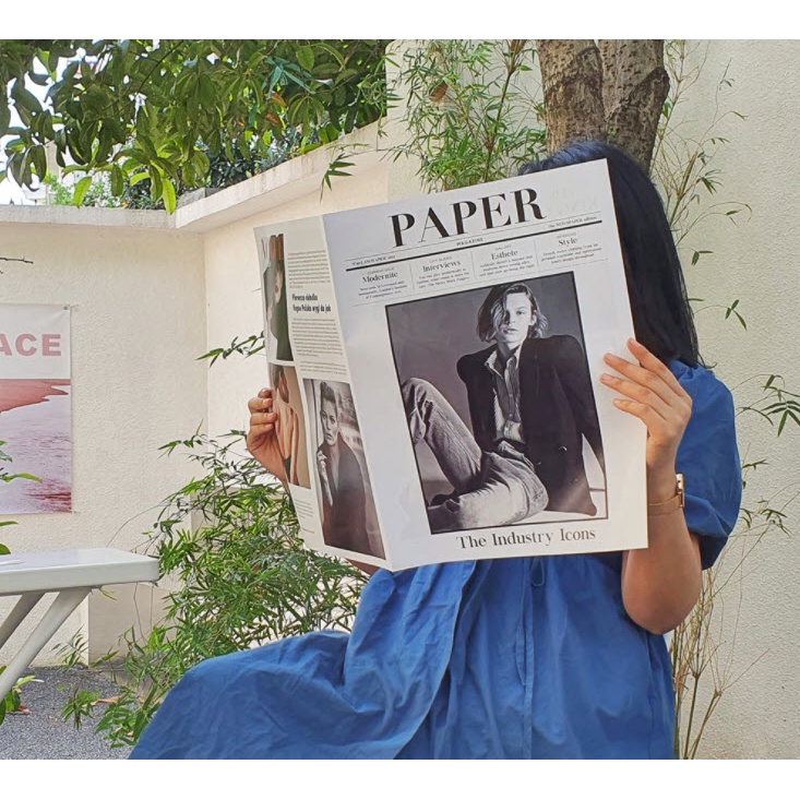 News 📷 หนังสือพิมพ์ 1 ฉบับ 8 ลาย ฉากถ่ายรูป อุปกรณ์ประกอบฉาก พร๊อพถ่ายรูป พร๊อพถ่ายสินค้า