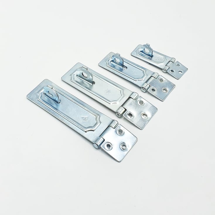 สายยู 2 ตอน พร้อมสกรู ชุบขาว 12 ตัว (1โหล) มีให้เลือกหลายขนาด สายยูคล้องกุญแจ สายยูเหล็ก - รูปที่ 2