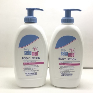 🔥1แถม1🔥 โลชั่น ถนอนผิวเด็ก ขวดปั้ม เบบี้ ซีบาเมด บอดี้ โลชั่น 400 มล. Baby Sebamed body lotion 400 ml.