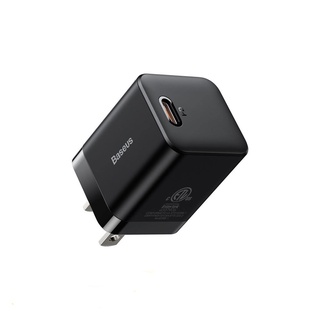 Baseus Super Si Pro 20W หัวชาร์จแบบด่วน Quick Charge Adapter Type-C อุปกรณ์ชาร์จมือถือสำหรับ iPhone iPad รุ่นขาพับได้